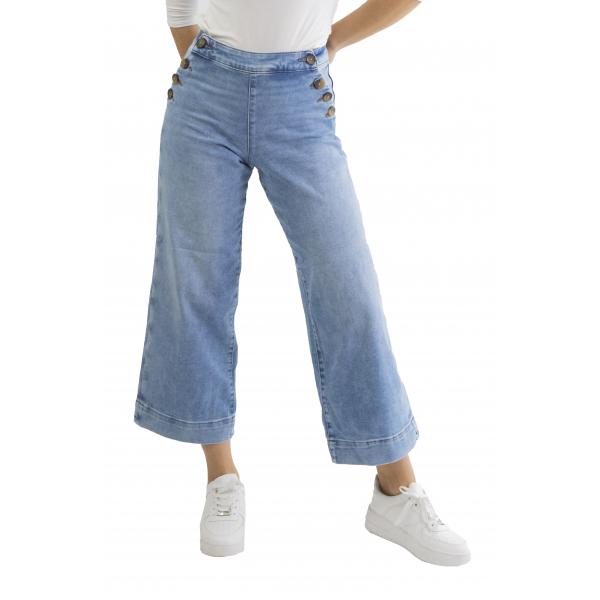  Jeans con bottoni laterali Only